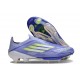 New adidas F50+ Laceless FG Purple Rush Lucid Lemon