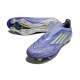 New adidas F50+ Laceless FG Purple Rush Lucid Lemon