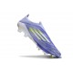 New adidas F50+ Laceless FG Purple Rush Lucid Lemon