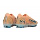 Nike Air Zoom Mercurial Vapor 16 Elite FG Mbappe Orange Blue