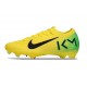 Nike Air Zoom Mercurial Vapor 16 Elite FG KM Yellow Green Black