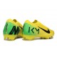 Nike Air Zoom Mercurial Vapor 16 Elite FG KM Yellow Green Black