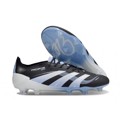 adidas Predator Elite FG Soccer Boots Black White Blue