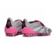 adidas Predator Elite Fold-Over Tongue FG Gray White Pink