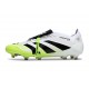 adidas Predator Elite Fold-Over Tongue FG Ftwr White Core Black Lucid Lemon