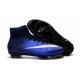 Cristiano Ronaldo Nike Mercurial Superfly 4 FG Shoes Royal Blue Silver