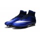 Cristiano Ronaldo Nike Mercurial Superfly 4 FG Shoes Royal Blue Silver