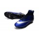 Cristiano Ronaldo Nike Mercurial Superfly 4 FG Shoes Royal Blue Silver