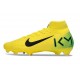 Nike Air Zoom Mercurial Superfly X Elite FG KM Yellow Green Black