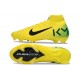 Nike Air Zoom Mercurial Superfly X Elite FG KM Yellow Green Black