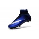 Cristiano Ronaldo Nike Mercurial Superfly 4 FG Shoes Royal Blue Silver