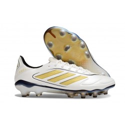 adidas Copa Pure III Elite FG Boots White Core Met Gold
