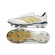 adidas Copa Pure III Elite FG Boots White Core Met Gold