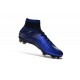 Cristiano Ronaldo Nike Mercurial Superfly 4 FG Shoes Royal Blue Silver