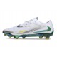 Nike Phantom 6 Elite Low Gras Football Boots White Silver Green