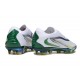 Nike Phantom 6 Elite Low Gras Football Boots White Silver Green