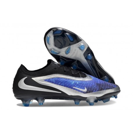 Nike Phantom 6 Elite Low Gras Football Boots Blue Black Silver