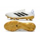 adidas Copa Pure III Elite FG Boots White Core Black Met Gold