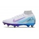 Nike Air Zoom Mercurial Superfly X Elite SG White Purple Blue