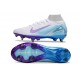 Nike Air Zoom Mercurial Superfly X Elite SG White Purple Blue