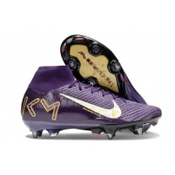 Nike Air Zoom Mercurial Superfly X Elite SG X MBAPPE Grand Purple Pale Ivory