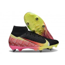 Nike Air Zoom Mercurial Superfly X Elite SG Black Yellow Red Green