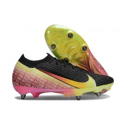 Nike Air Zoom Mercurial Vapor 16 Elite SG Black Yellow Red Green