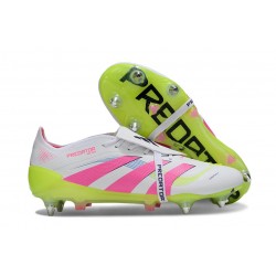 Adidas Predator Elite Fold-Over Tongue Sg White Pink Yellow