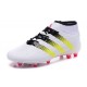 Men News adidas ACE 16.1 Primeknit FG/AG Football Cleats White Rose Yellow