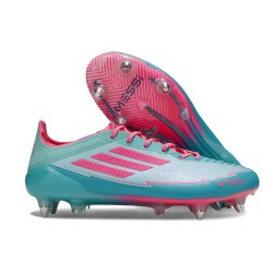 adidas F50 Elite SG Boots X MESSI Flash Aqua Lucid Pink Lucid Cyan