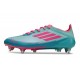 adidas F50 Elite SG Boots X MESSI Flash Aqua Lucid Pink Lucid Cyan