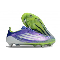 adidas F50 Elite SG Boots Purple Rush Lucid Lemon White
