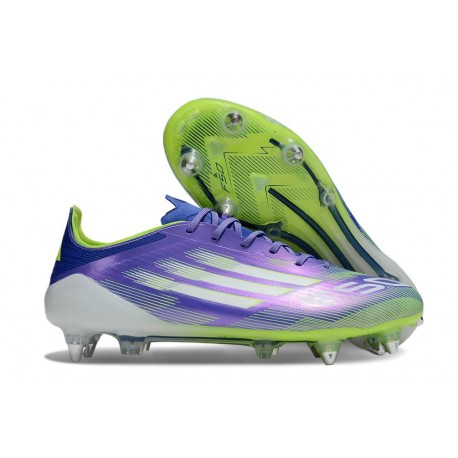 adidas F50 Elite SG Boots Purple Rush Lucid Lemon White