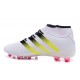 Men News adidas ACE 16.1 Primeknit FG/AG Football Cleats White Rose Yellow