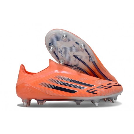 adidas F50 Elite Laceless SG Shoes Orange Black