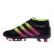 Men News adidas ACE 16.1 Primeknit FG/AG Football Cleats Black Rose Green