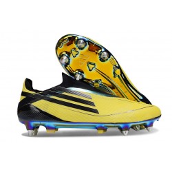 adidas F50 Elite Laceless SG Shoes Yellow Black