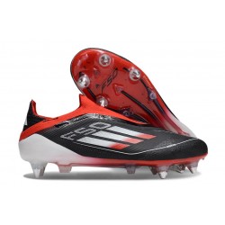 adidas F50 Elite Laceless SG Shoes Black Red White