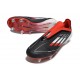adidas F50 Elite Laceless SG Shoes Black Red White