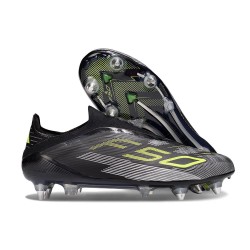 adidas F50 Elite Laceless SG Shoes Black Yellow