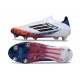 adidas F50 Elite Laceless SG Shoes White Black Red Blue