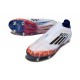 adidas F50 Elite Laceless SG Shoes White Black Red Blue