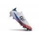 adidas F50 Elite Laceless SG Shoes White Black Red Blue