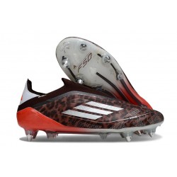 adidas F50 Elite Laceless SG Shoes Brown White Red