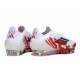 adidas F50 Elite Laceless SG Shoes White Red Green