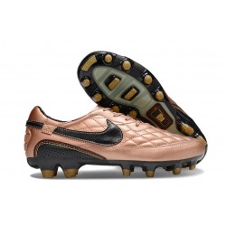 Nike Tiempo Legend R10 Elite Grass Boots Gold Black