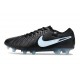 Nike Tiempo Legend 10 Elite Grass Boots Black Ice Blue