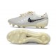 Nike Tiempo Legend 10 Elite Grass Boots White Silver