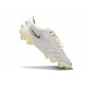 Nike Tiempo Legend 10 Elite Grass Boots White Silver
