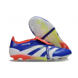 adidas Predator Elite Fold-Over Tongue FG Lucid Blue Ftwr White Solar Red